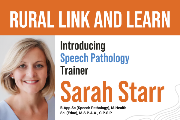 Sarah Starr Rural Link & Learn