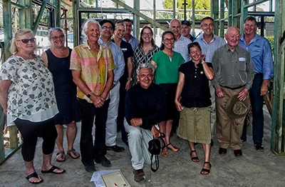 Pictured: Members of Mallacoota Medical Clinic, CHIRF, Mallacoota Inlet Aged Care, local builders and Minister for Veterans Affairs and Member for Gippsland The Honourable Darren Chester MP.