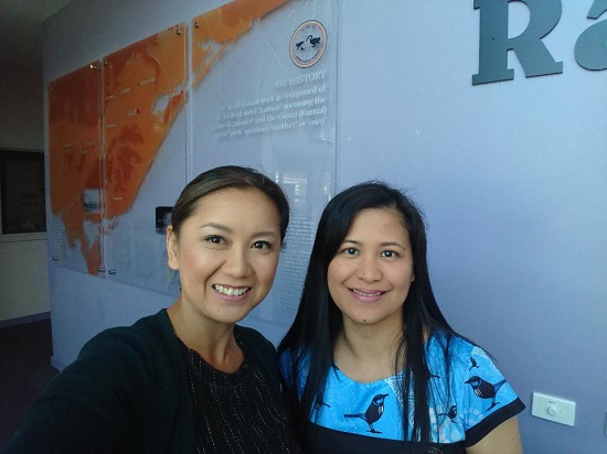 Audiologist, Seray Lim with Ramahyuck Regional Hearing Coordinator, Neva Castro 