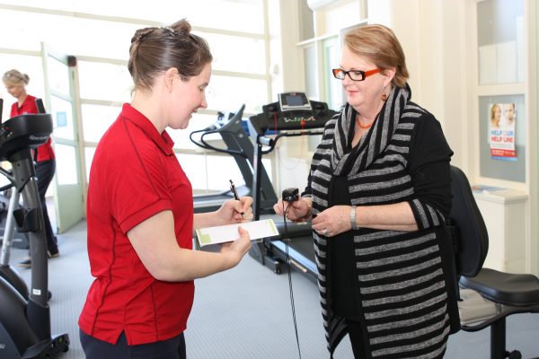 Yvette Morton and patient Sally Forsyth